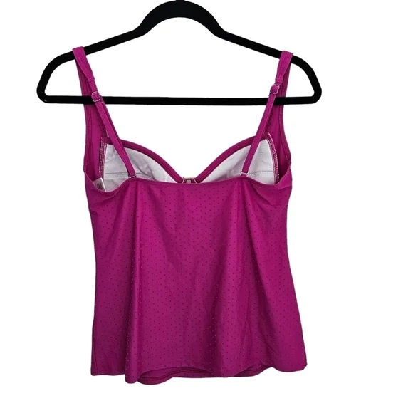 Skye Swim Tankini Raspberry Pink Size Large - Picture 7 of 8